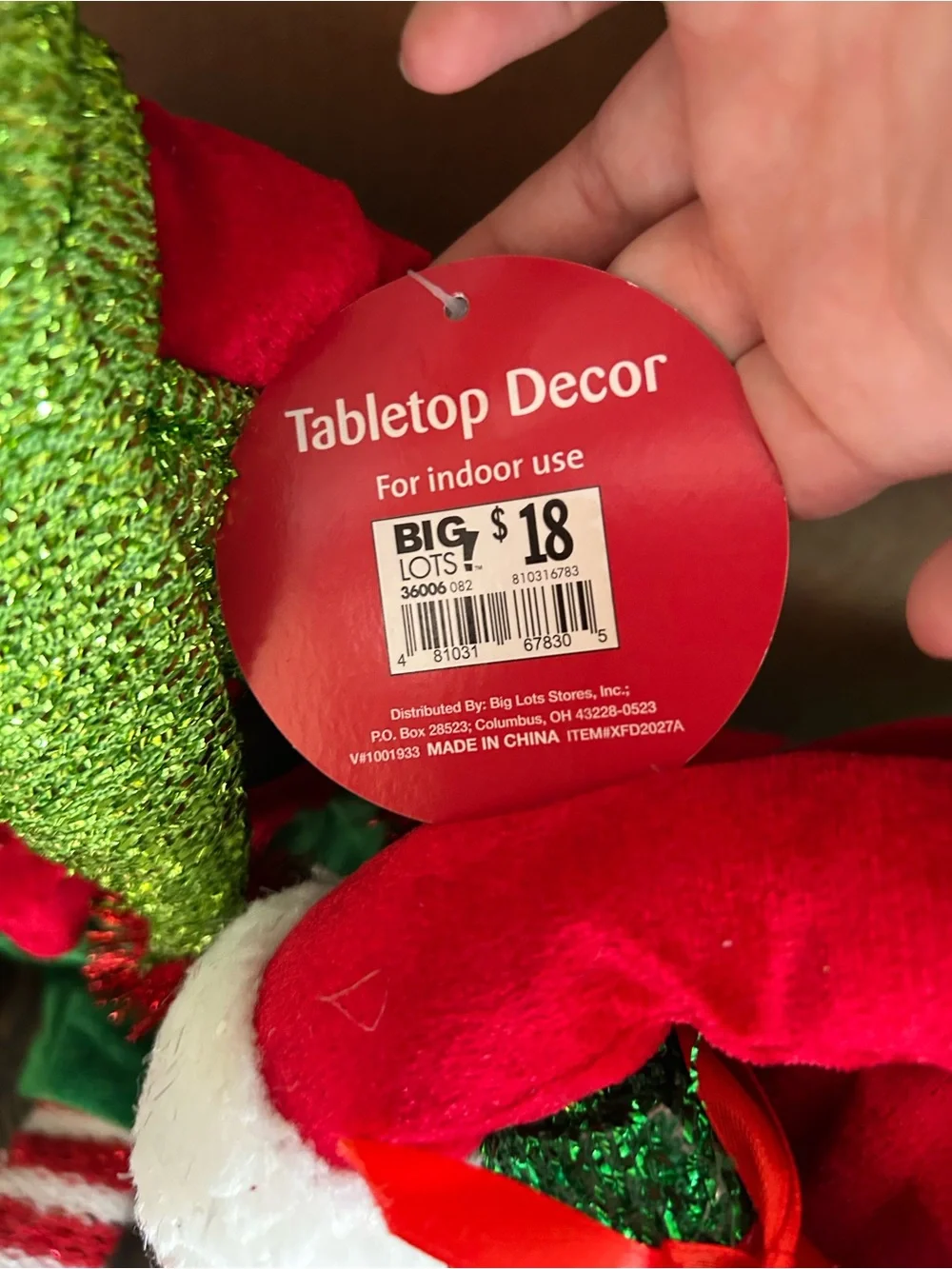 Set of Festive Elf Dolls - Red, Green, White